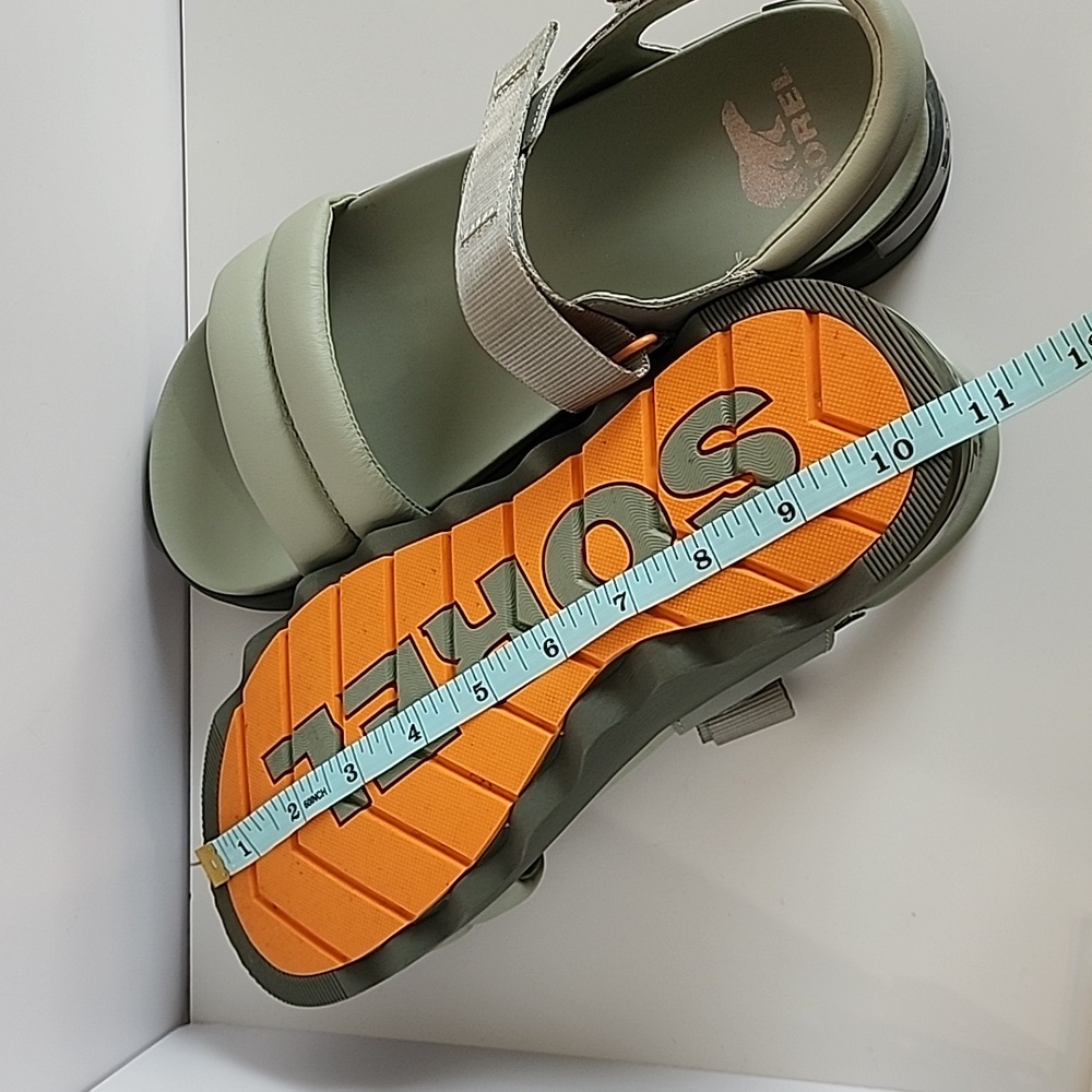Sorel Safari Stone Green Strappy Sandals - Picture 9 of 11